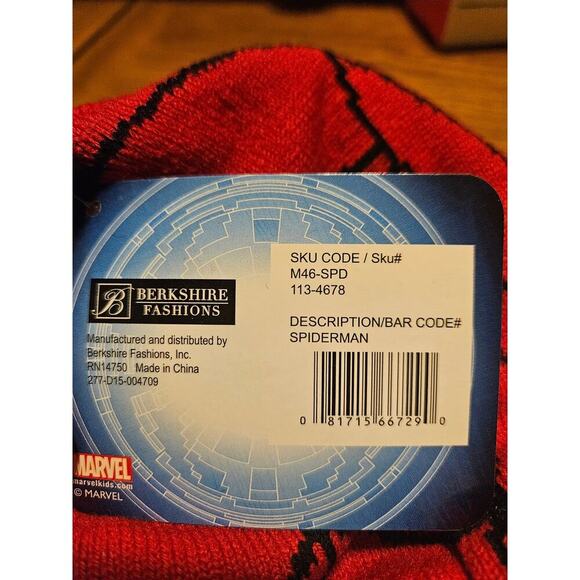 Marvel Ultimate Spider-Man Face Mask Hat Tobbagan - Picture 4 of 4